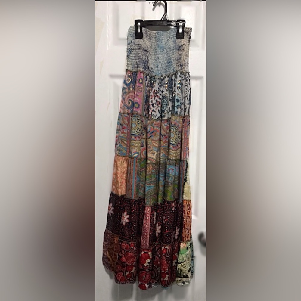 Multicolor Paisley Patchwork Dress